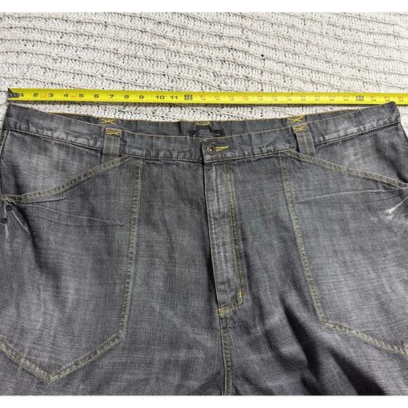 Y2K VTG Sean John Jeans Wide Leg Baggy Hip Hop Carpenter Mens Sz 50B Gray Denim - Picture 5 of 11